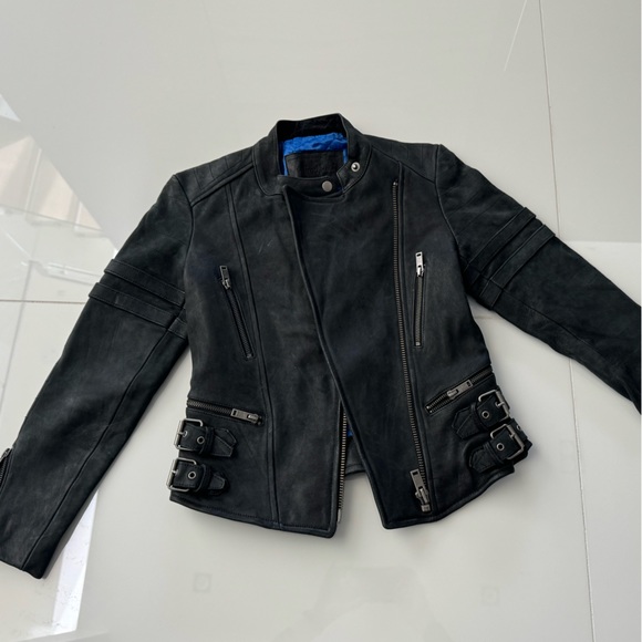 Wilfred Free Moto leather jacket xs - Picture 1 of 5